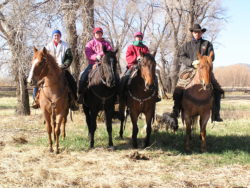 Hirschy Ranch crew, jack hirschy livestock, harrington hirschy horses